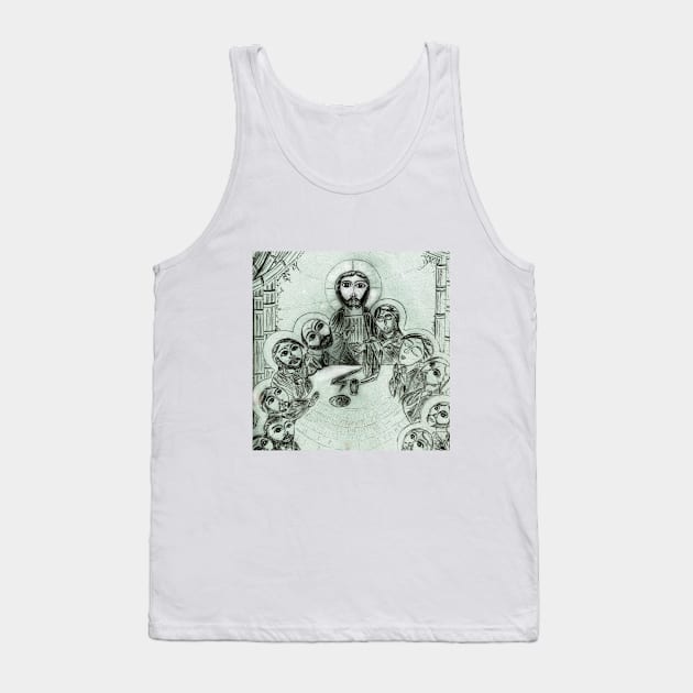 Mystical Last Supper Tank Top by jesusdramatizedcom